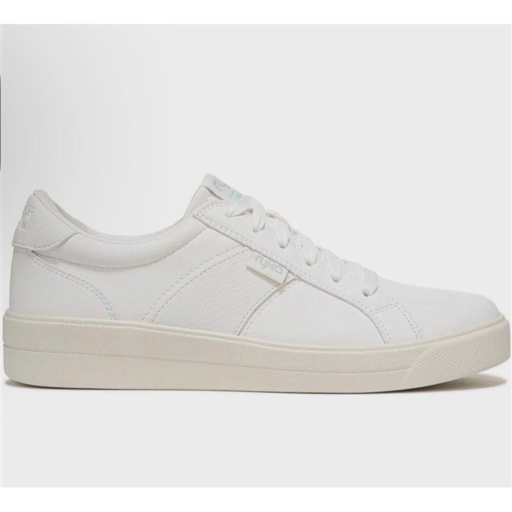 Ryka Viv Classic Oxford Lace Up Size 7M EU 37 White Leather Sneakers Women's NWO - Picture 12 of 12